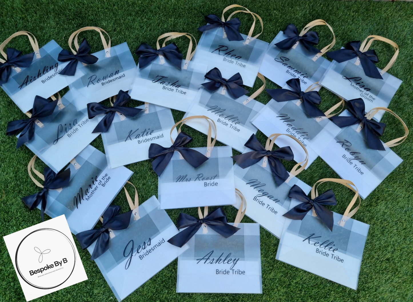 Black Frosted Gift Bag