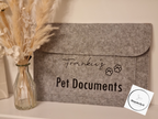 Pet document folder