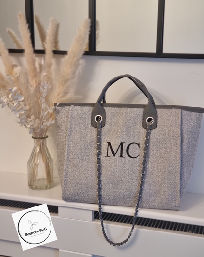 Grey Canvas Bag