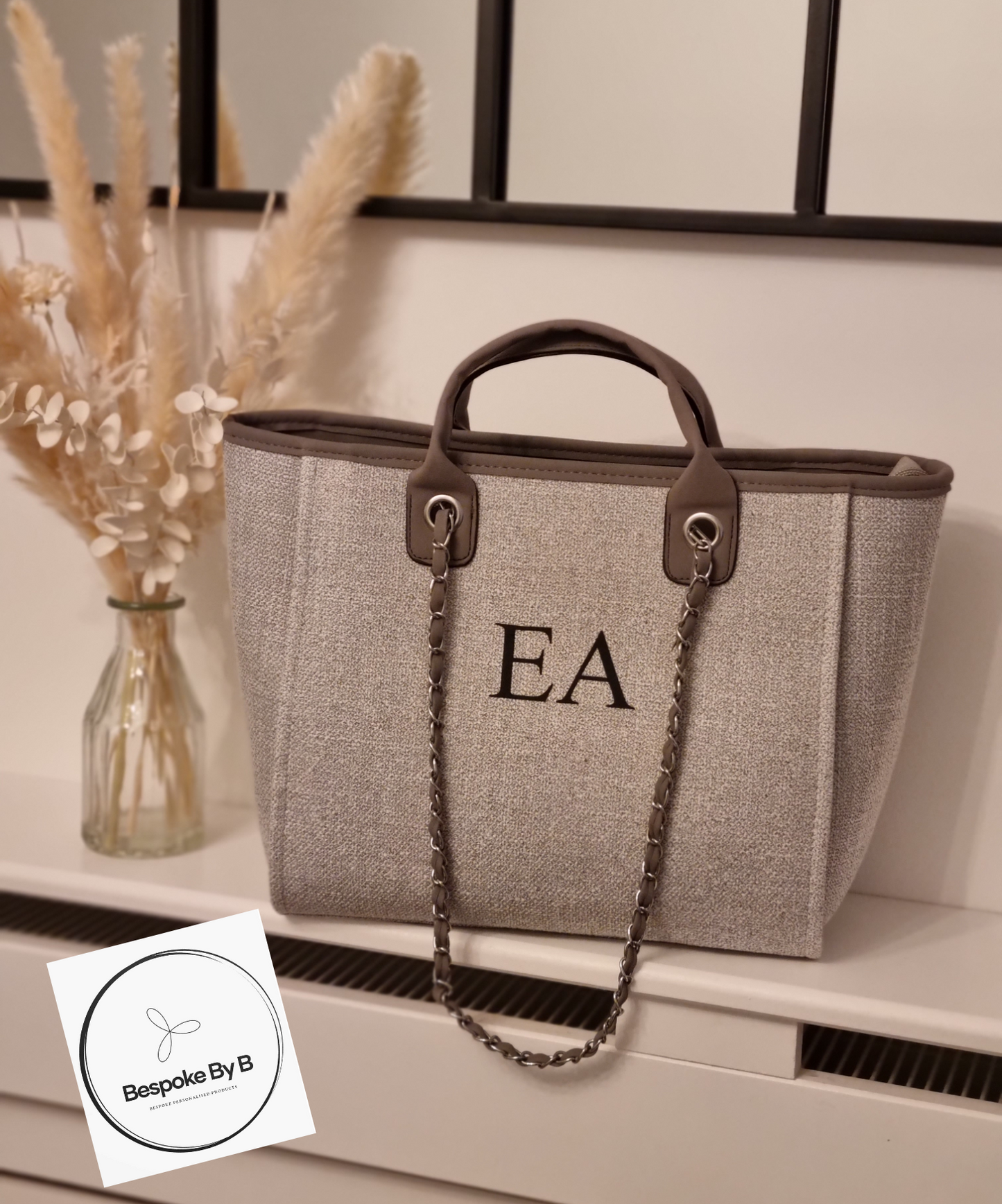 Grey Canvas Bag