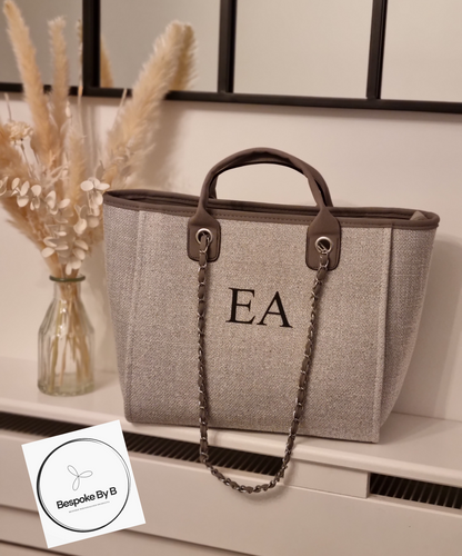 Grey Canvas Bag