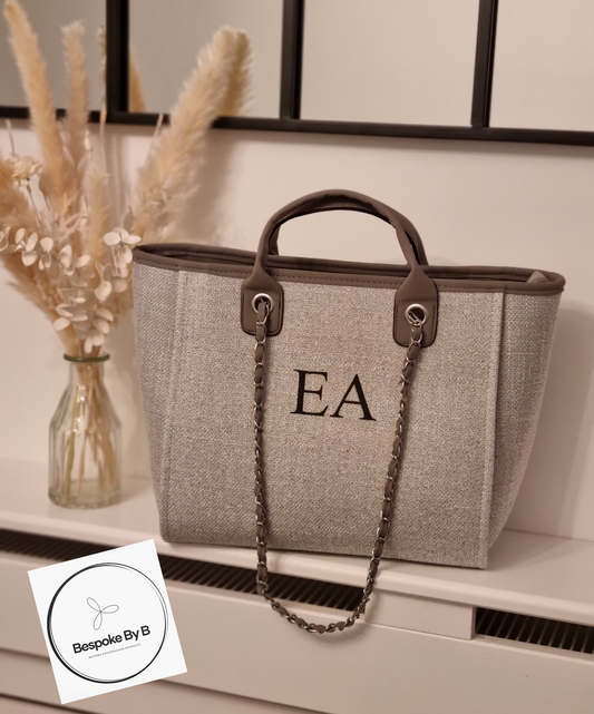 Grey Canvas Bag