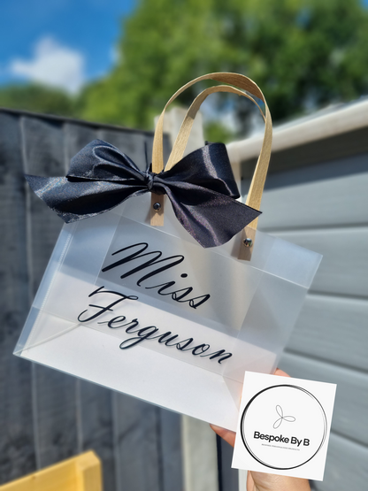 Black Frosted Gift Bag