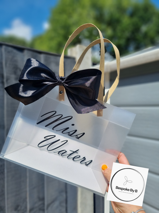 Black Frosted Gift Bag