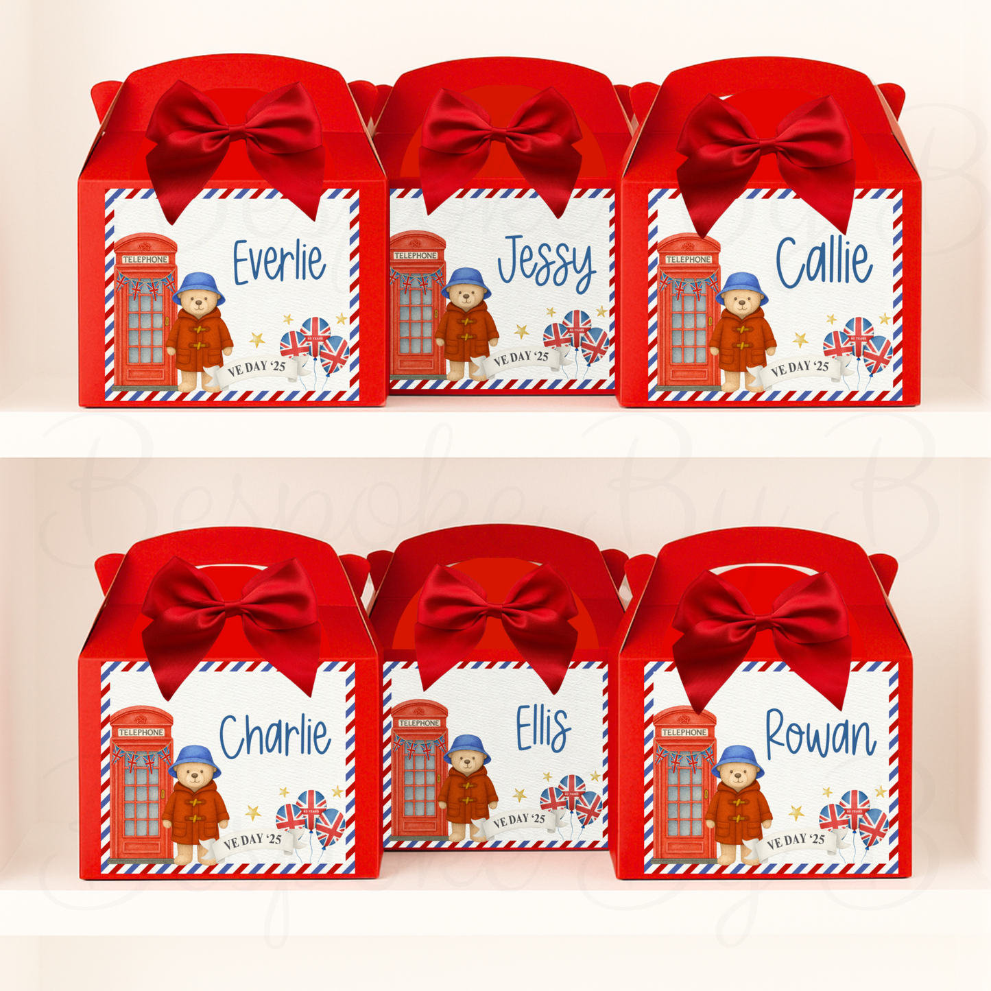 VE DAY Personalized Treat Box