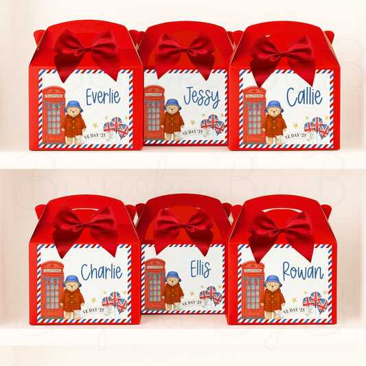 VE DAY Personalized Treat Box