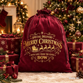 Special Delivery Red Velvet Santa Sack