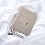 Luxury travel documents folder