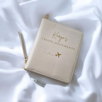 Luxury travel documents folder