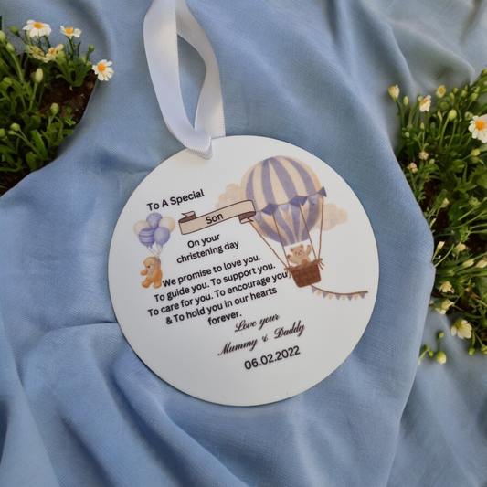 Christening Acrylic disc