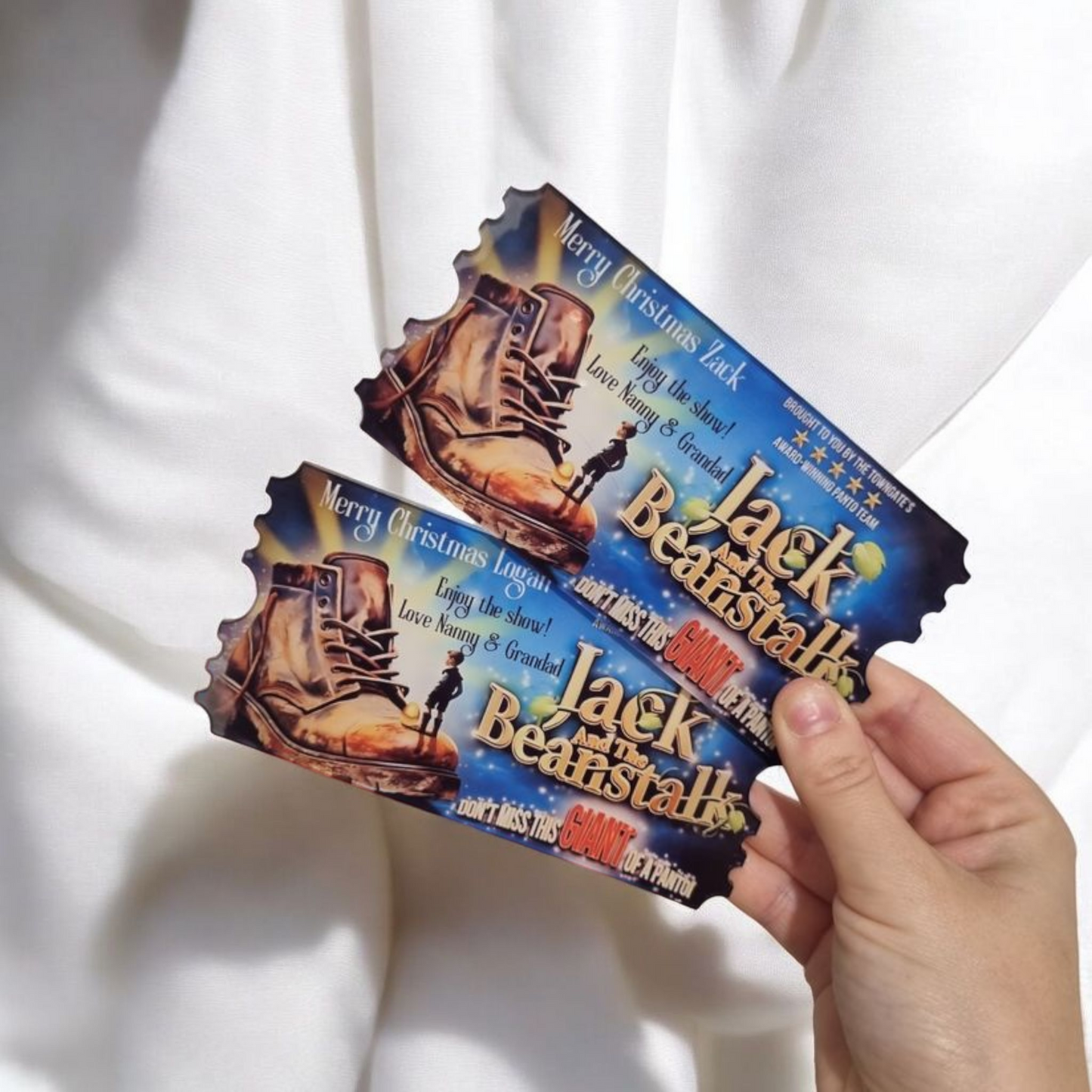 Acrylic ticket