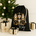 Black Nutcracker Personalised Christmas Sack