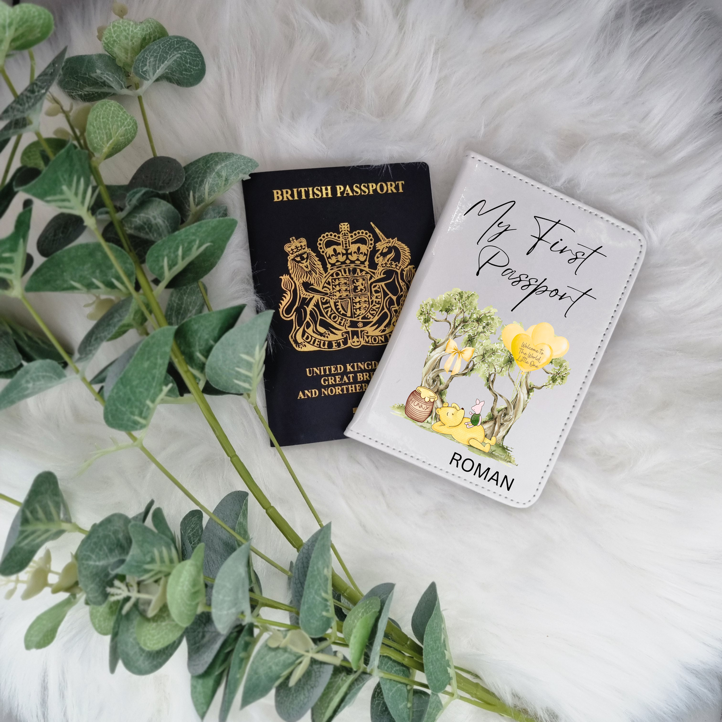 Personalised Passport Cover