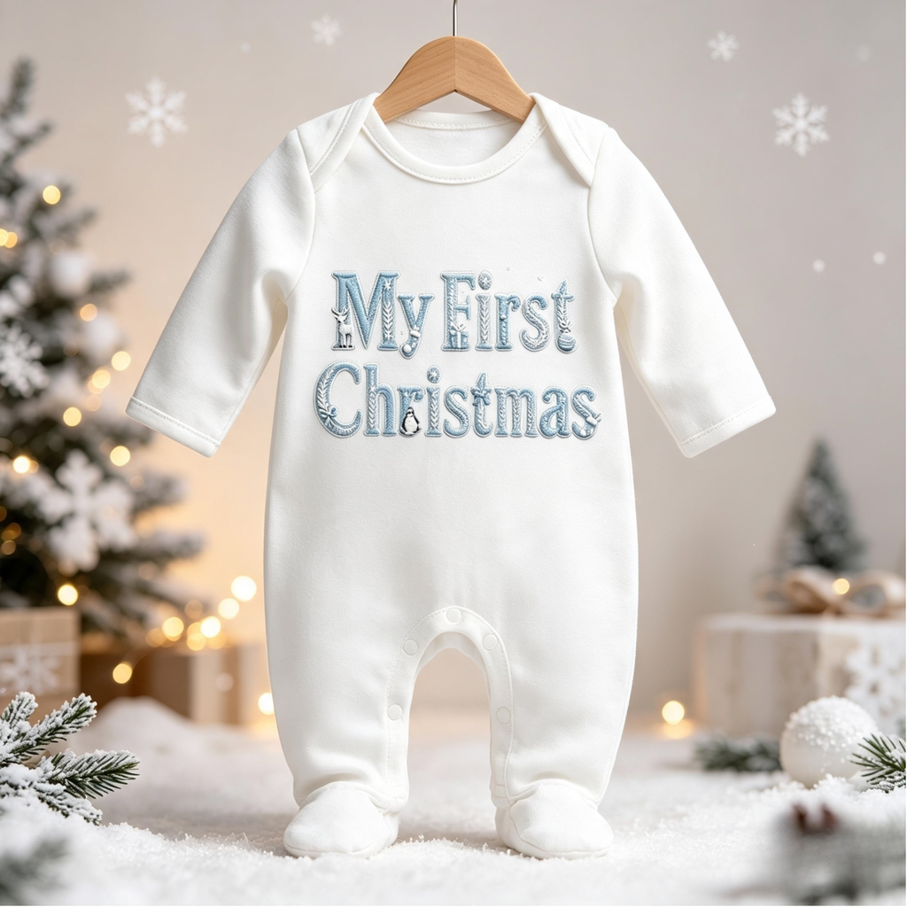 My First Christmas Babygrow