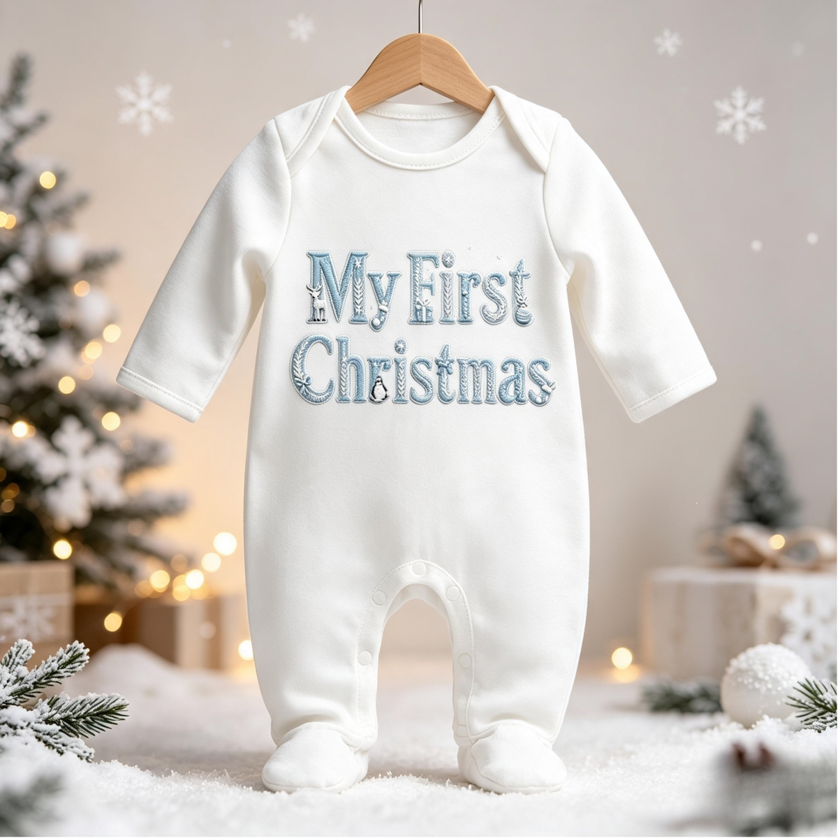 My First Christmas Babygrow