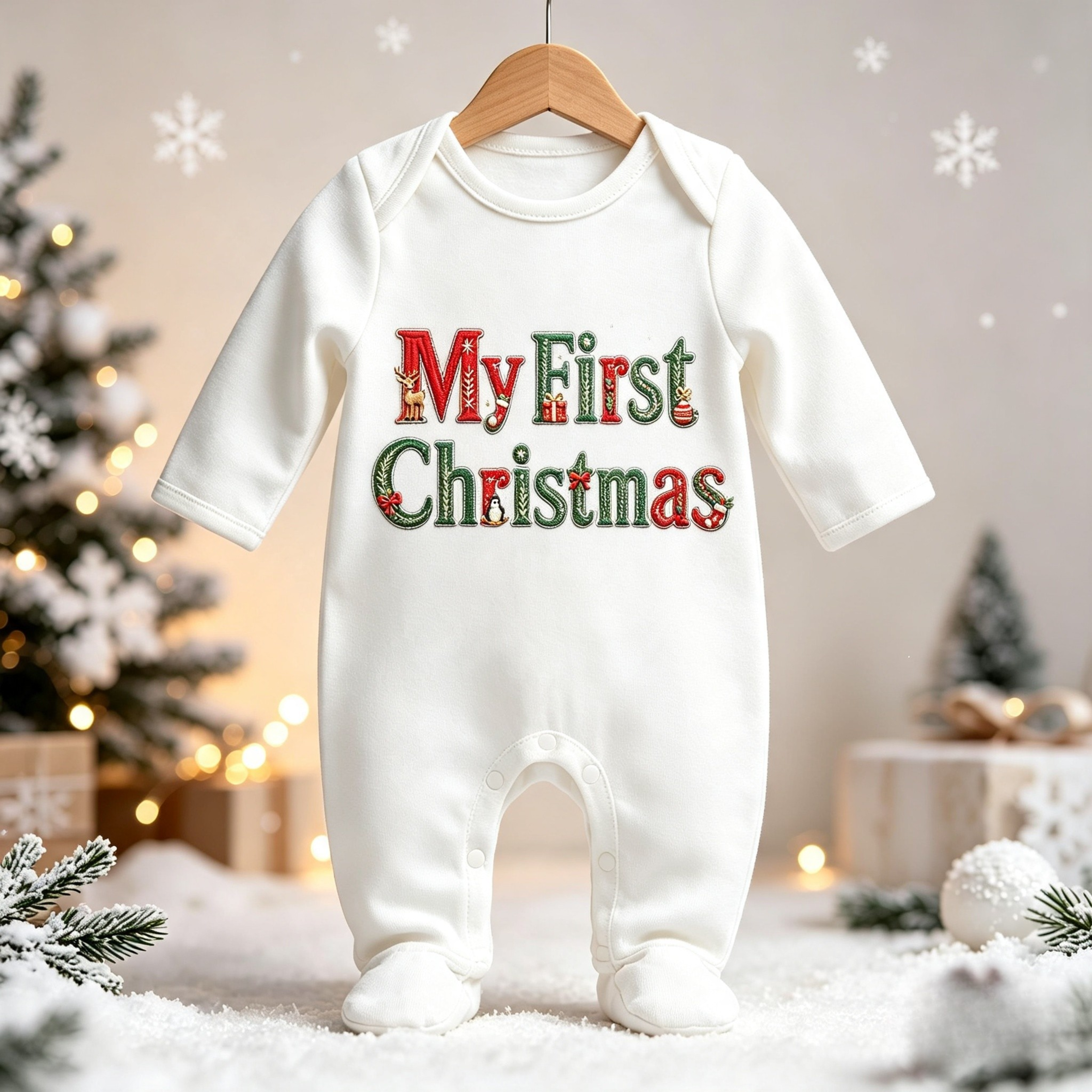 My First Christmas Babygrow