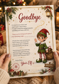 Elf Goodbye Letter