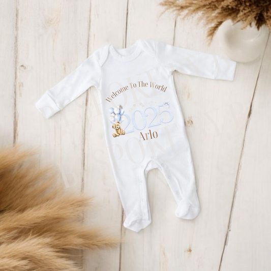 welcome to the world 2025 babygrow