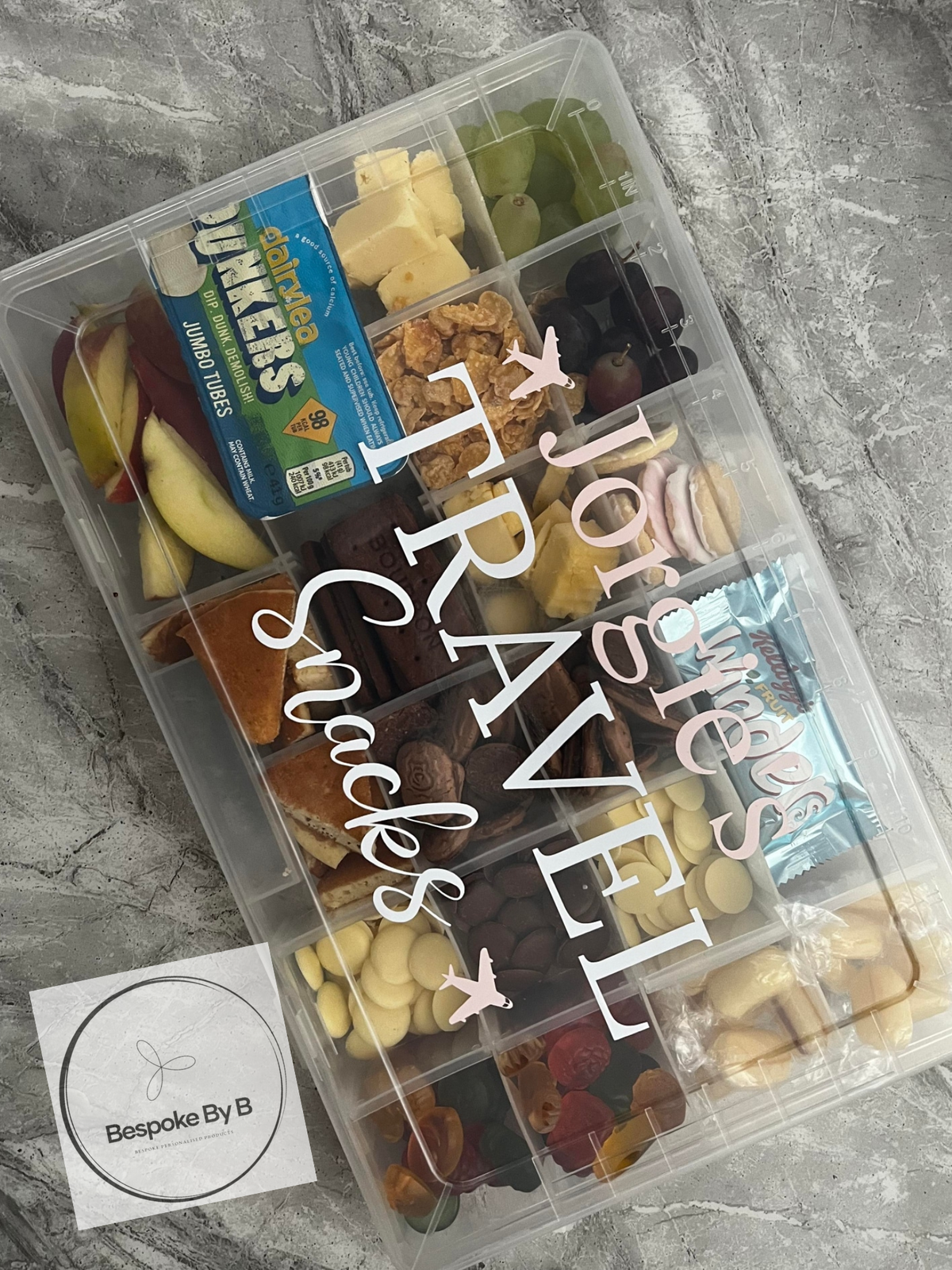 Travel snack trays